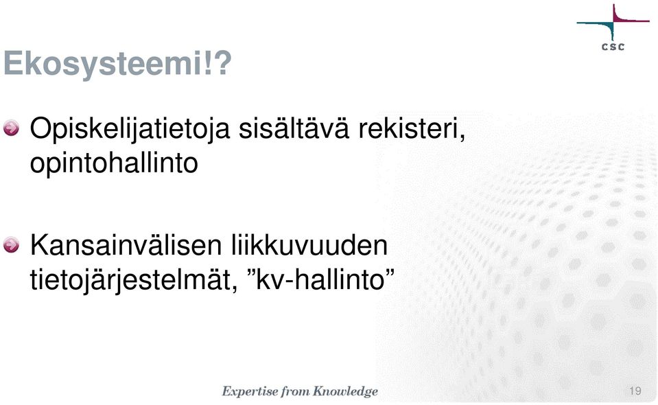 rekisteri, opintohallinto