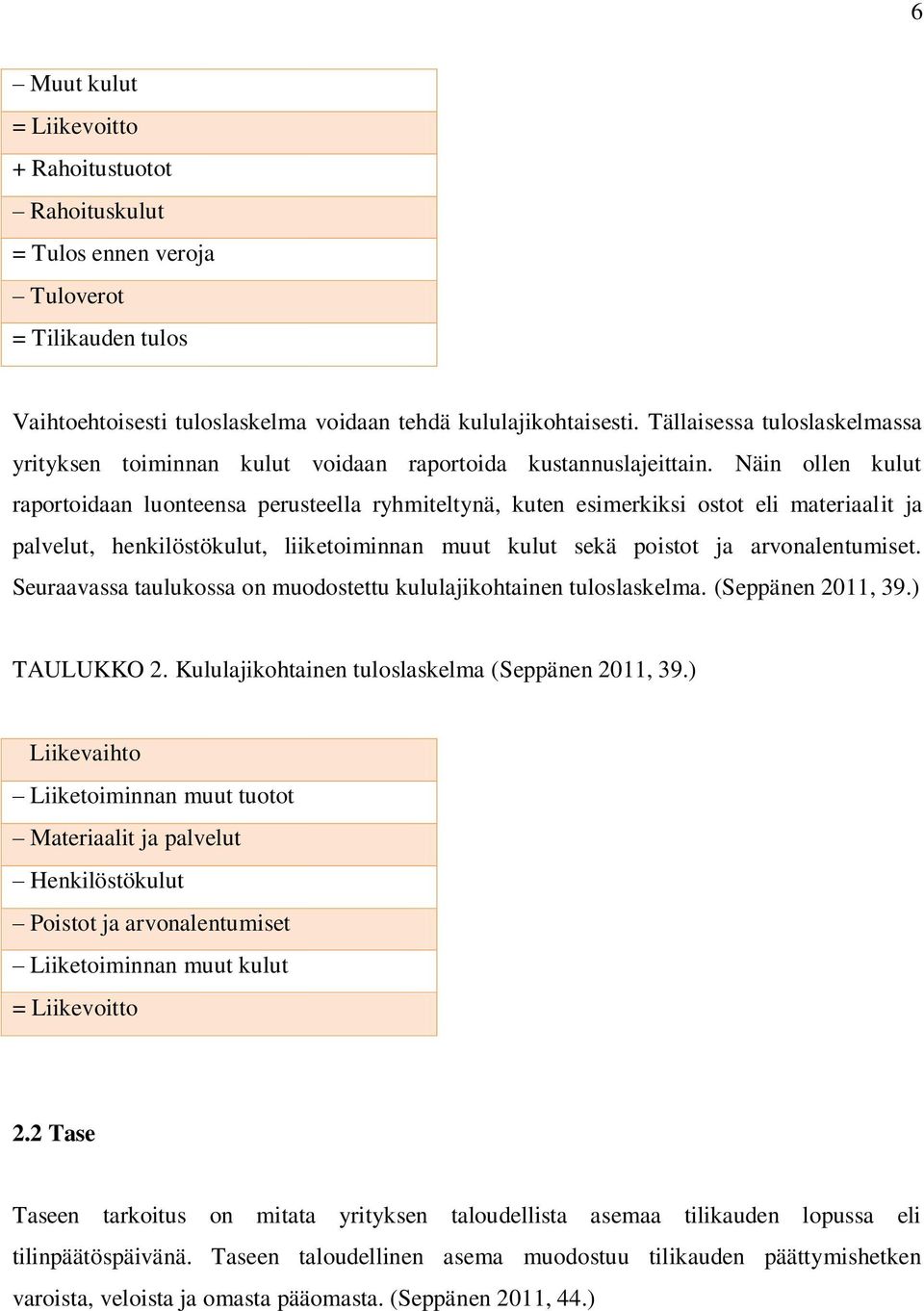 Näin ollen kulut raportoidaan luonteensa perusteella ryhmiteltynä, kuten esimerkiksi ostot eli materiaalit ja palvelut, henkilöstökulut, liiketoiminnan muut kulut sekä poistot ja arvonalentumiset.