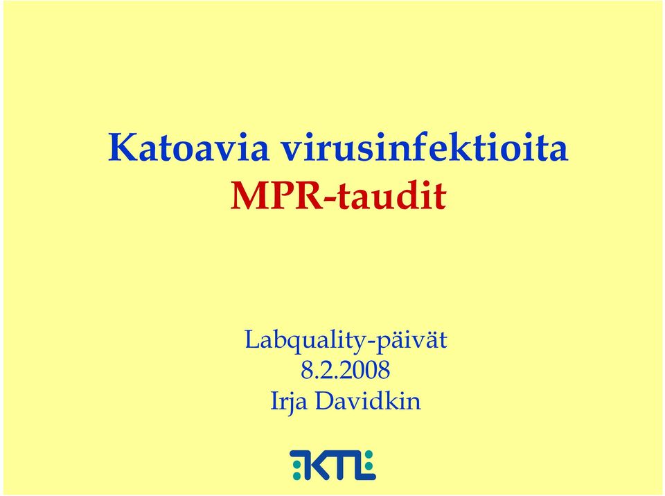 MPR-taudit