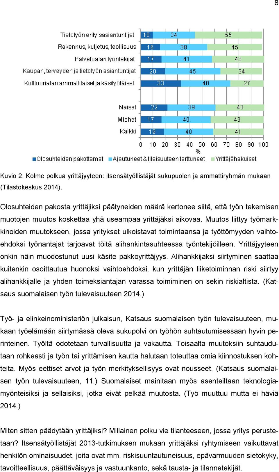 Muutos liittyy työmarkkinoiden muutokseen, jossa yritykset ulkoistavat toimintaansa ja työttömyyden vaihtoehdoksi työnantajat tarjoavat töitä alihankintasuhteessa työntekijöilleen.