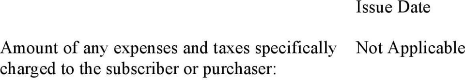 specifically charged to the