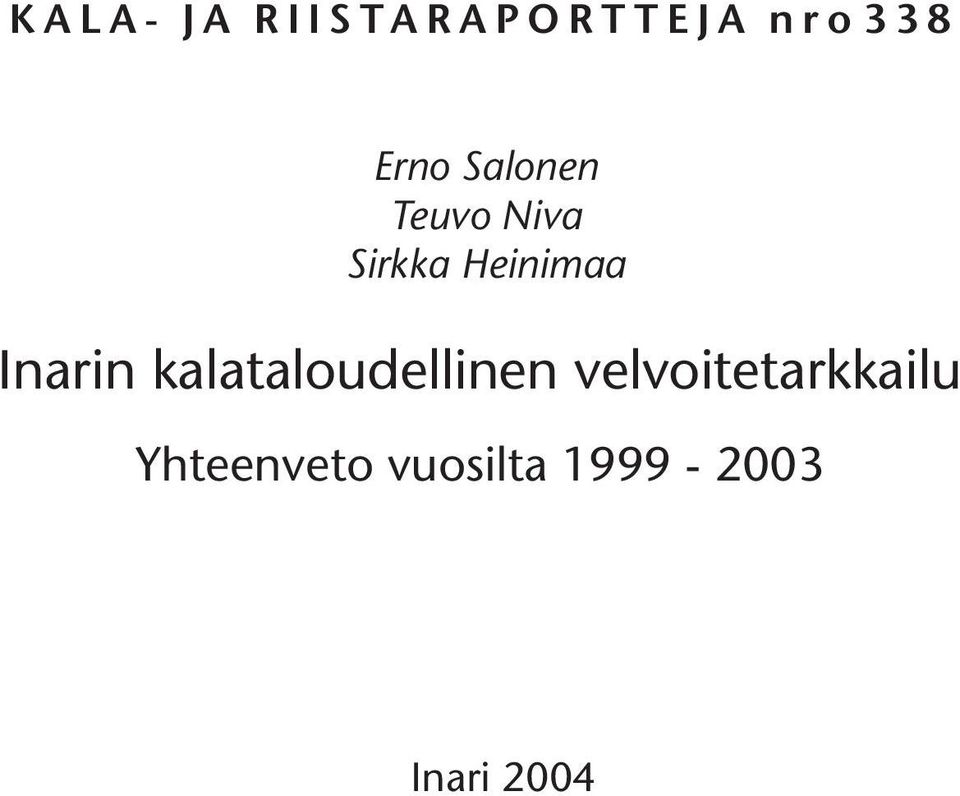 Inarin kalataloudellinen