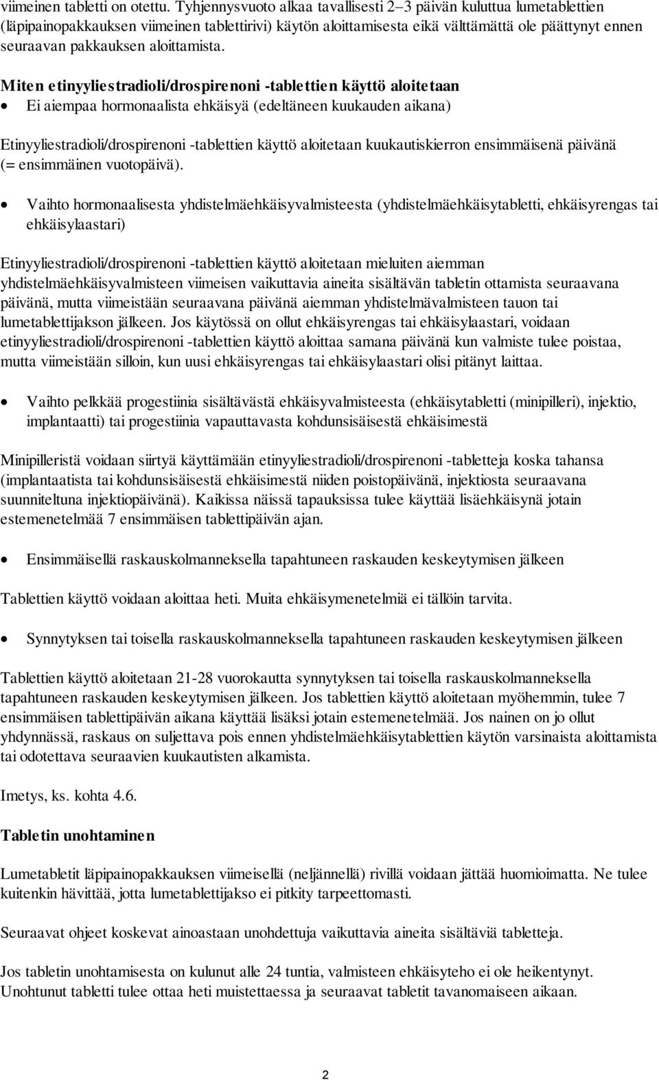 aloittamista.