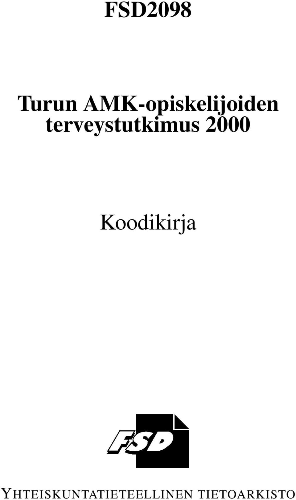 terveystutkimus 2000