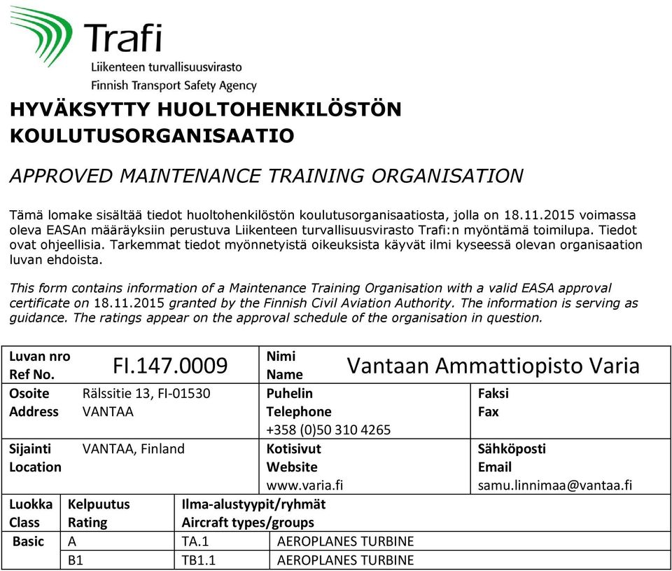 310 4265 www.varia.