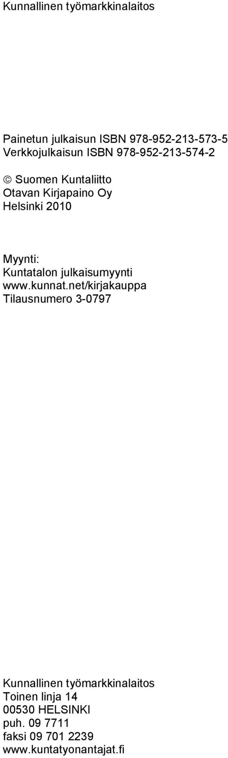 Kuntatalon julkaisumyynti www.kunnat.