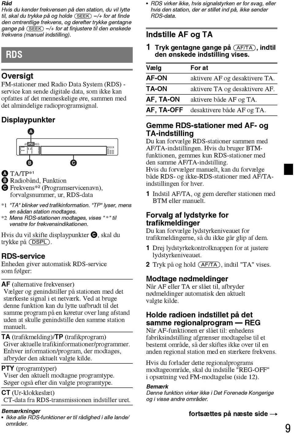 RDS Oversigt FM-stationer med Radio Data System (RDS) - service kan sende digitale data, som ikke kan opfattes af det menneskelige øre, sammen med det almindelige radioprogramsignal.