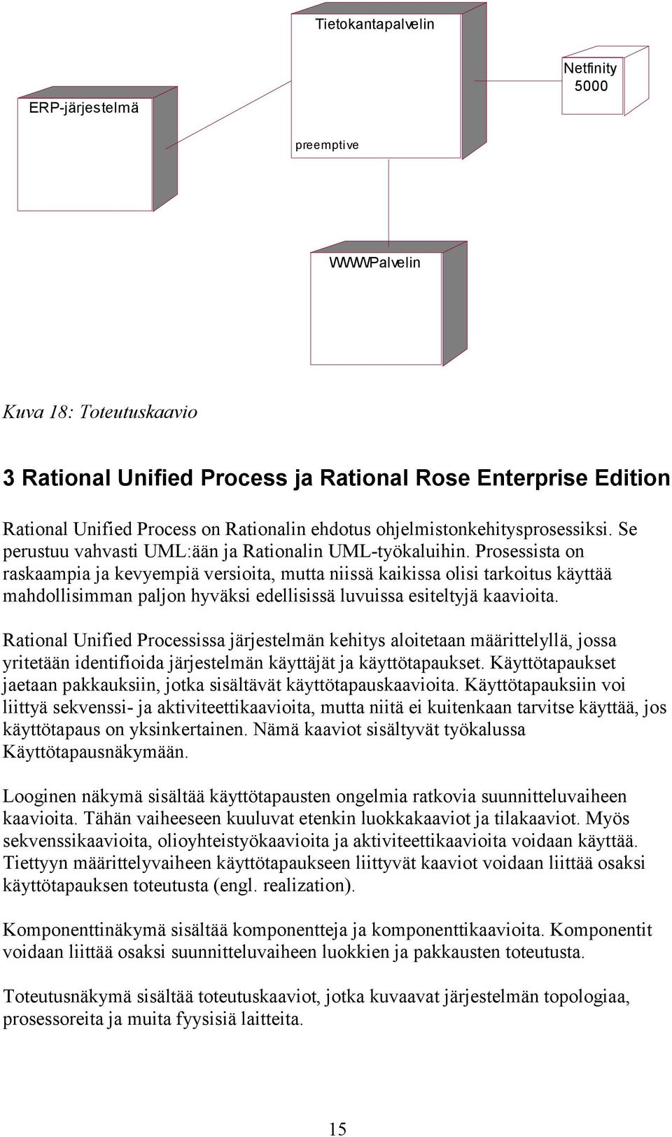 Prosessista on raskaampia ja kevyempiä versioita, mutta niissä kaikissa olisi tarkoitus käyttää mahdollisimman paljon hyväksi edellisissä luvuissa esiteltyjä kaavioita.