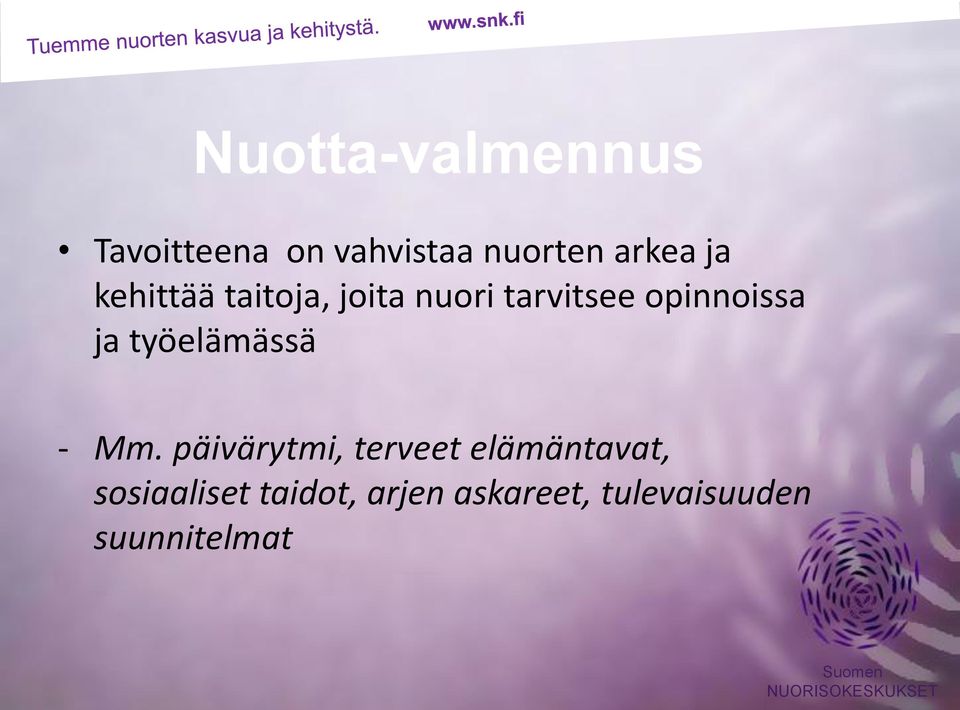 työelämässä - Mm.