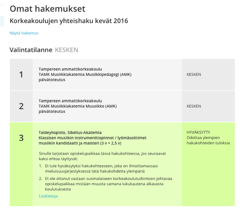 Hyväksytty (odottaa