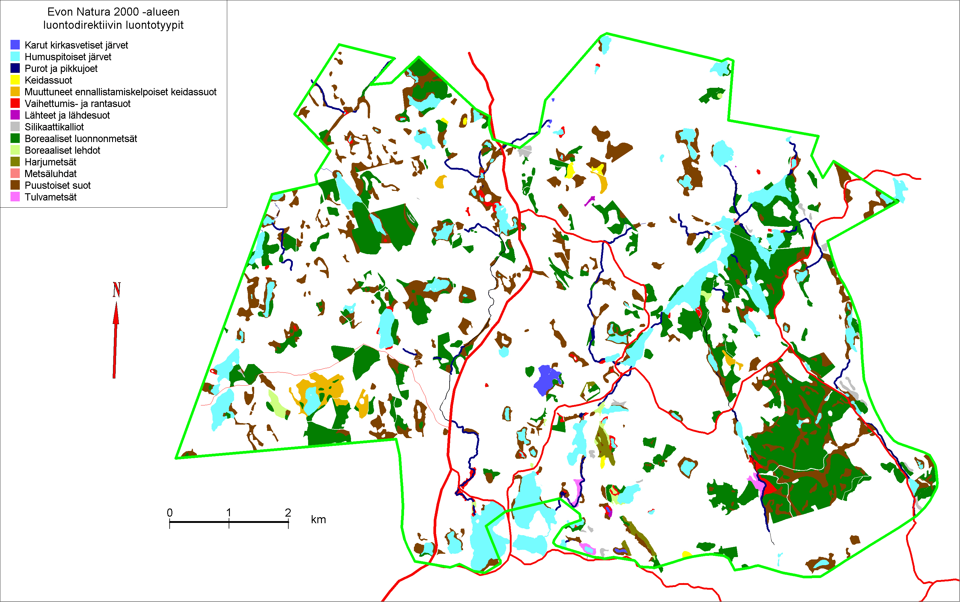 Natura 2000 luontotyypit ovat osin samoja kohteita, joita sekä metsälaki että luonnonsuojelulaki