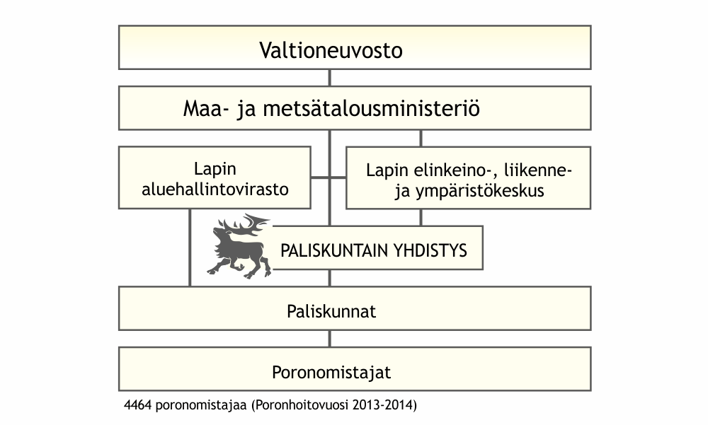 11 2.3 Paliskuntain yhdistys Paliskuntain yhdistys on perustettu poronhoitolailla eikä näin ollen ole rekisteröity yhdistys. Paliskuntain yhdistys toimii paliskuntien yhdyssiteenä.