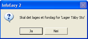 Määritä tuotenumero 8.13. Tilausehdotuksen laatiminen MekoEasy sisältää toiminnon, jonka avulla voidaan käyttää tilausehdotuksia.