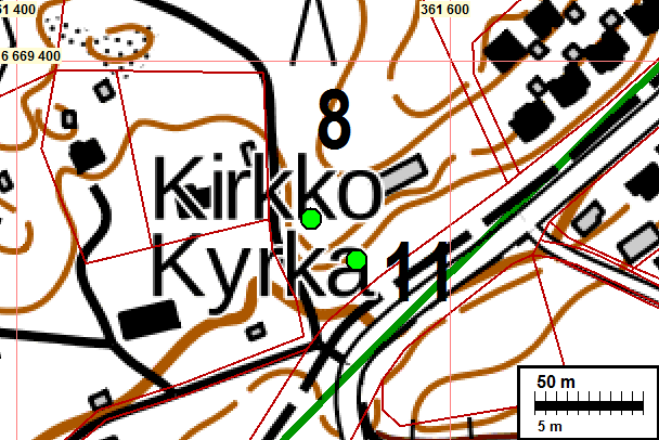 36 Satu Koivisto) kohteen koordinaateiksi on ilmoitettu N 6669327 E 361536, missä vesitorni