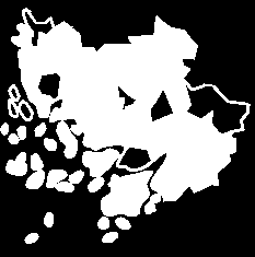 Mynämäki 8 3 Naantali 10 8 Nousiainen 5 1 Oripää 1 1 Paimio 5 4 Parainen 17 9 Pyhäranta 3 Pöytyä 8 3 Raisio 10 3 Rusko 4 2 Salo