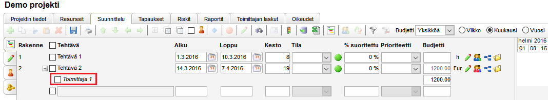 Toimittajan laskut Monissa projekteissa toimitukset muodostavat merkittävän osan toiminnan kuluista, jotka voivat liittyä aikaan, materiaaleihin, hintoihin ja muihin kuluihin.