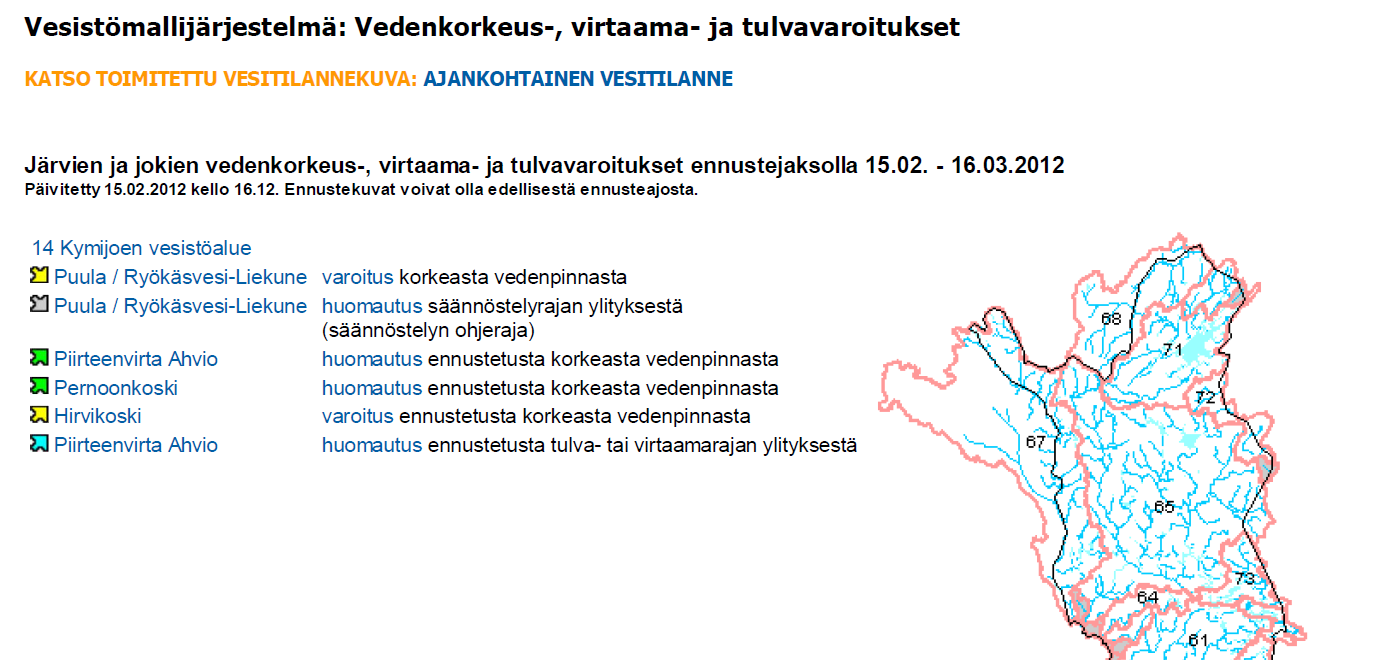 Ilmatieteen laitoksen kanssa Öljyntorjunta Vedenalainen melu Hydrografinen