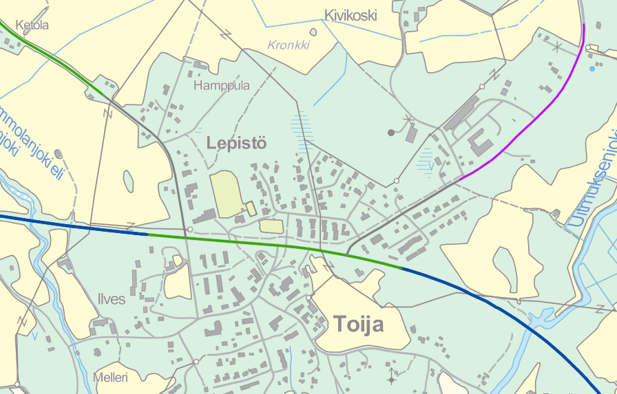 6.4.5 Kiskon ja Kuusjoen alakoulut Kiskossa sijaitsevan Toijan alakoulun ympäristön kuvaus on selvitetty liitteessä 14.