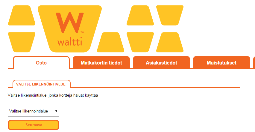 3 Unohtuiko salasana? Jos olet unohtanut salasanasi tai tunnukseksi on lukittu, voit vaihtaa salasanasi ja avata tunnukseksi Waltti-nettipalvelun etusivun olevalla Unohtuiko salasana? - toiminnolla.