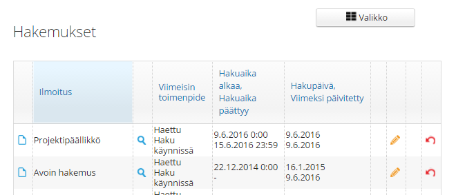 2.11.2016 23 6. Hakijan vetäytyminen rekrytoinnista Hakija voi vetäytyä rekrytoinnista hakuajan puitteissa.