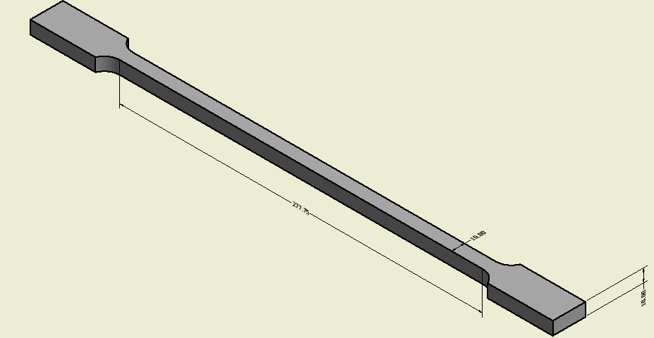 32 Kuva 11. Lc 400-vetosauva. 3.3. Kokeiden suoritus S235 sauvoilla Tavoitteena oli selvittää, esiintyykö tilastollista koon vaikutusta.