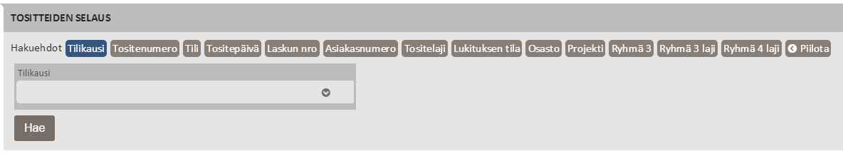 6.2 CSV-vienti Toukokuu 2016 24 (30) Kyselyiden taulukkonäkymien tiedot voidaan viedä sovelluksesta CSV-tiedostona. Halutut tiedot haetaan ensin selausnäytölle kappaleessa 5.