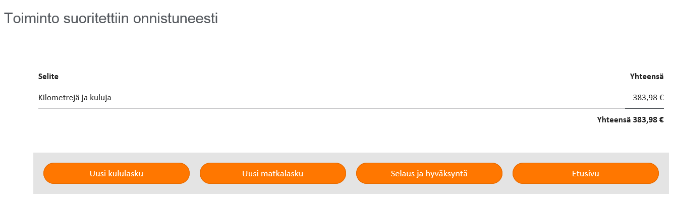 Toukokuu 2016 48 (57) 6.4.4 Hyväksy Kun lasku hyväksytään, laskun kuva ja sen liitteet siirtyvät Tikon Arkistoon.