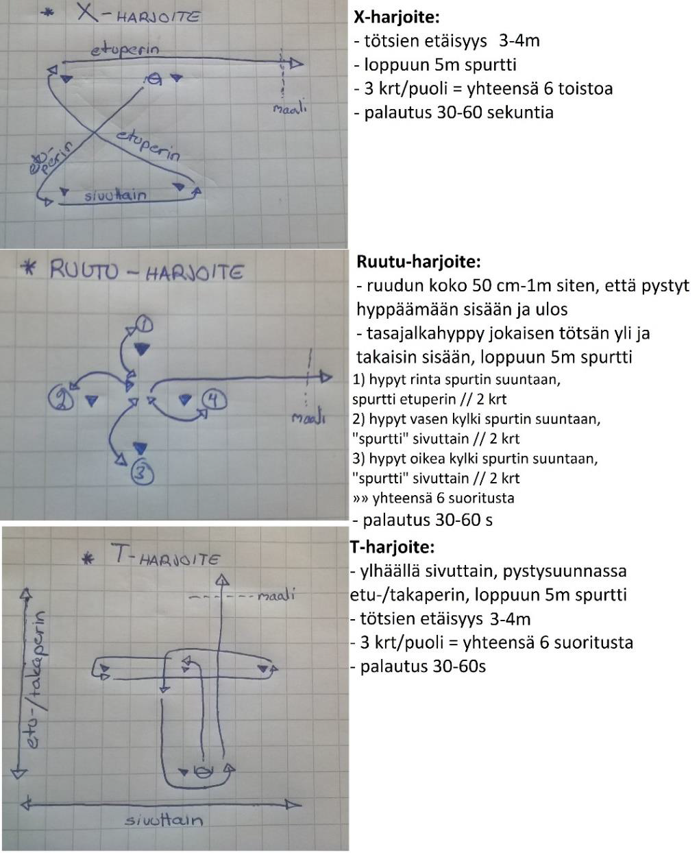 4.2 Neljän Tötsän ketteryysharjoitus.