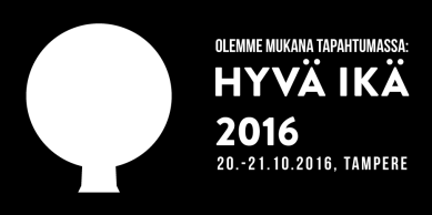 Maksuton sisäänpääsy Hyvä Ikä -messuille 20. 21.10. Lähellä-lehdessä olevalla kupongilla Lähellä-lehdessä 3/2016 (ilmestyy 22.9.