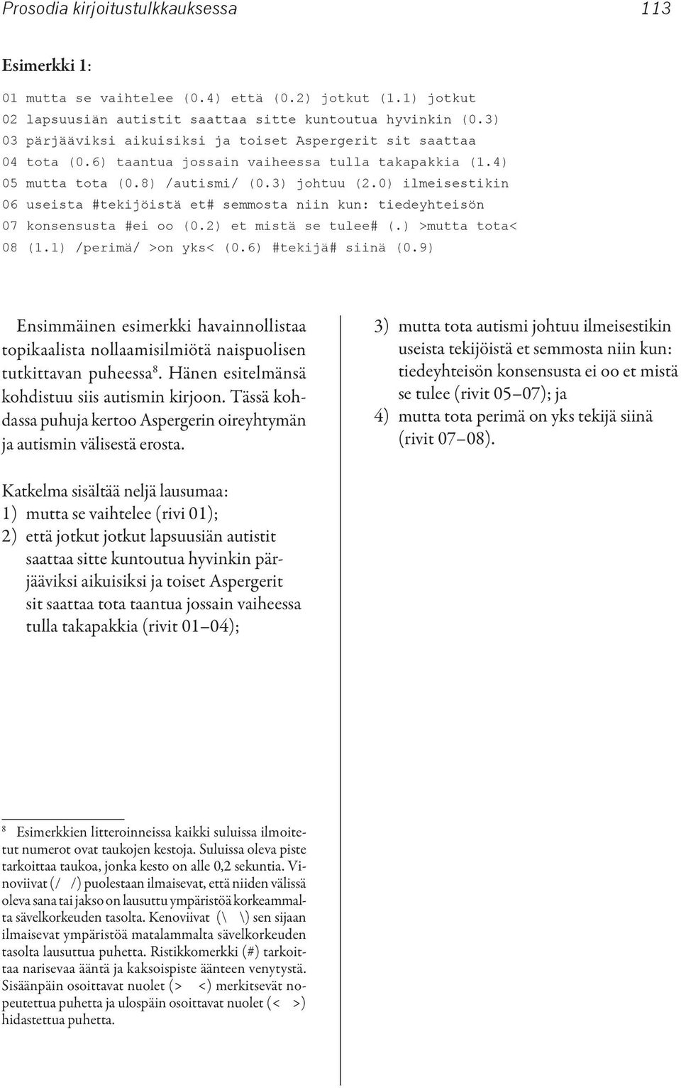 0) ilmeisestikin 06 useista #tekijöistä et# semmosta niin kun: tiedeyhteisön 07 konsensusta #ei oo (0.2) et mistä se tulee# (.) >mutta tota< 08 (1.1) /perimä/ >on yks< (0.6) #tekijä# siinä (0.