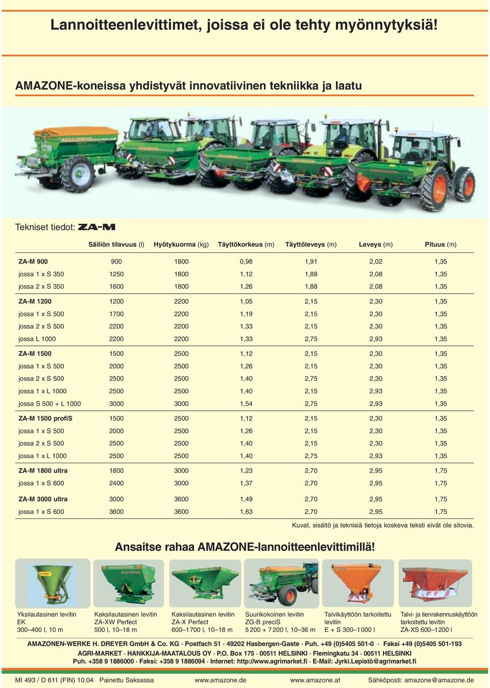 0,98 1,91 2,02 1,35 jossa 1 x S 350 1250 1800 1,12 1,88 2,08 1,35 jossa 2 x S 350 1600 1800 1,26 1,88 2,08 1,35 ZA-M 1200 1200 2200 1,05 2,15 2,30 1,35 jossa 1 x S 500 1700 2200 1,19 2,15 2,30 1,35