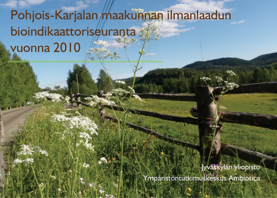 bioindikaattoriseuranta vuonna