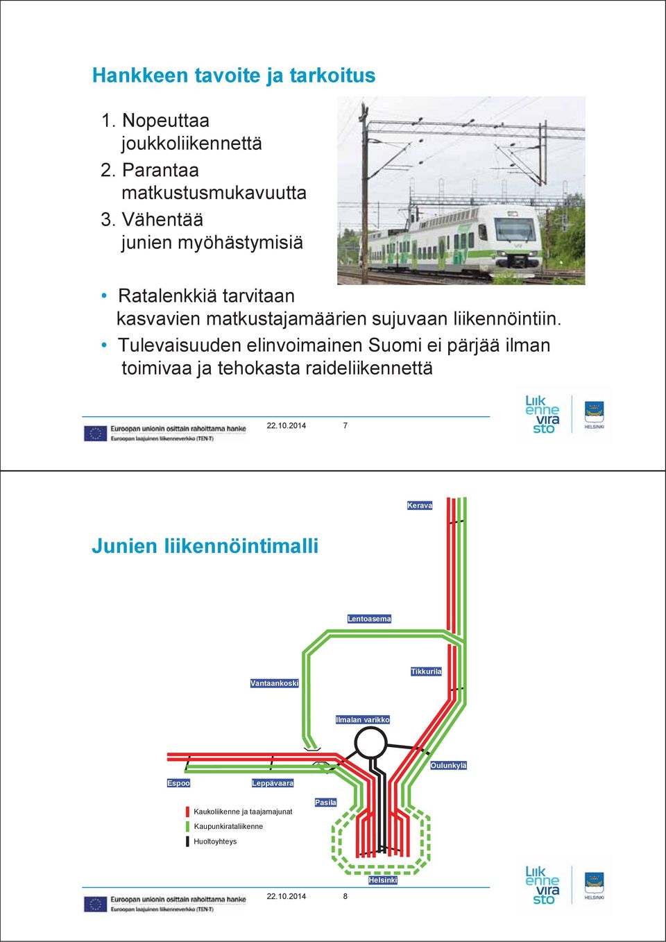 Tulevaisuuden elinvoimainen Suomi ei pärjää ilman toimivaa ja tehokasta raideliikennettä 22.10.