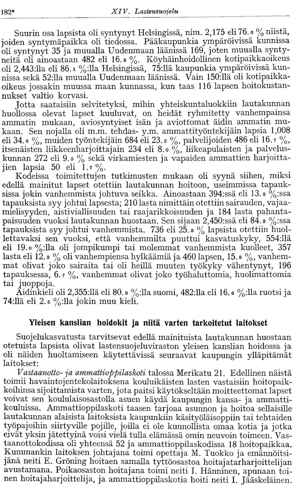 i %:lla Helsingissä, 75:llä kaupunkia ympäröivissä kunnissa sekä 52:11a muualla Uudenmaan läänissä.