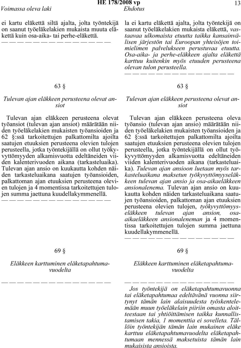 tarkoitettujen palkattomilta ajoilta saatujen etuuksien perusteena olevien tulojen perusteella, jotka työntekijällä on ollut työkyvyttömyyden alkamisvuotta edeltäneiden viiden kalenterivuoden aikana