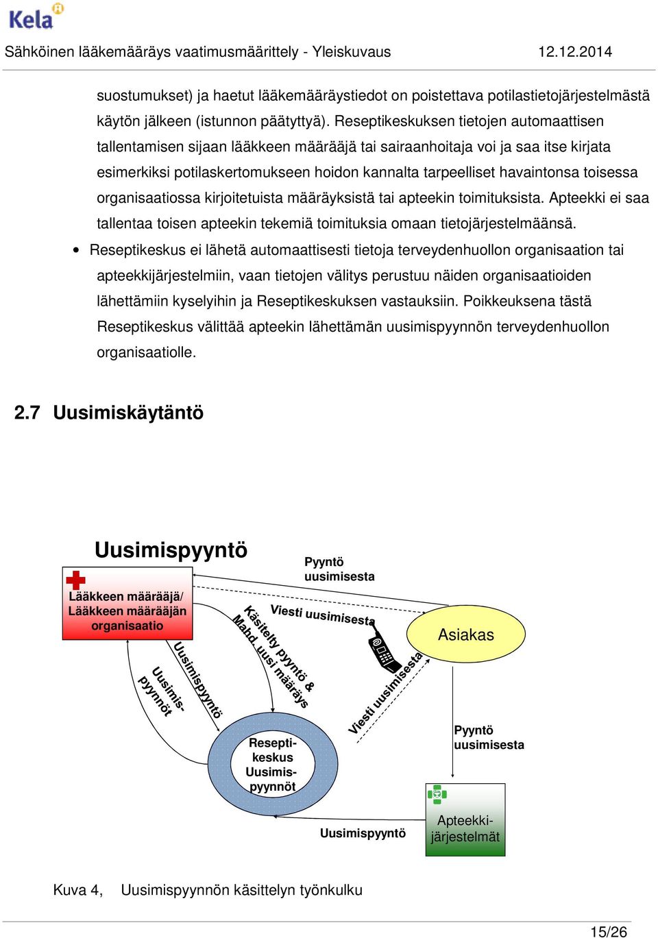 toisessa organisaatiossa kirjoitetuista määräyksistä tai apteekin toimituksista. Apteekki ei saa tallentaa toisen apteekin tekemiä toimituksia omaan tietojärjestelmäänsä.