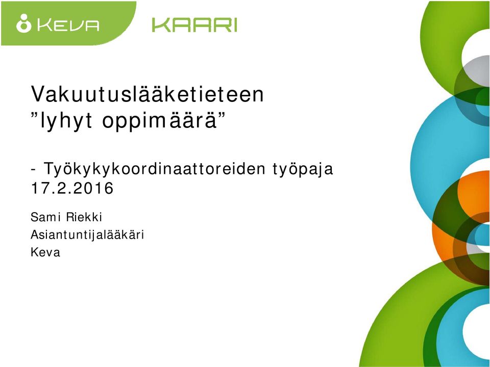 Työkykykoordinaattoreiden