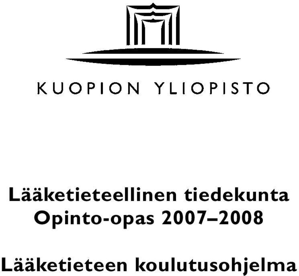 Opinto-opas 2007