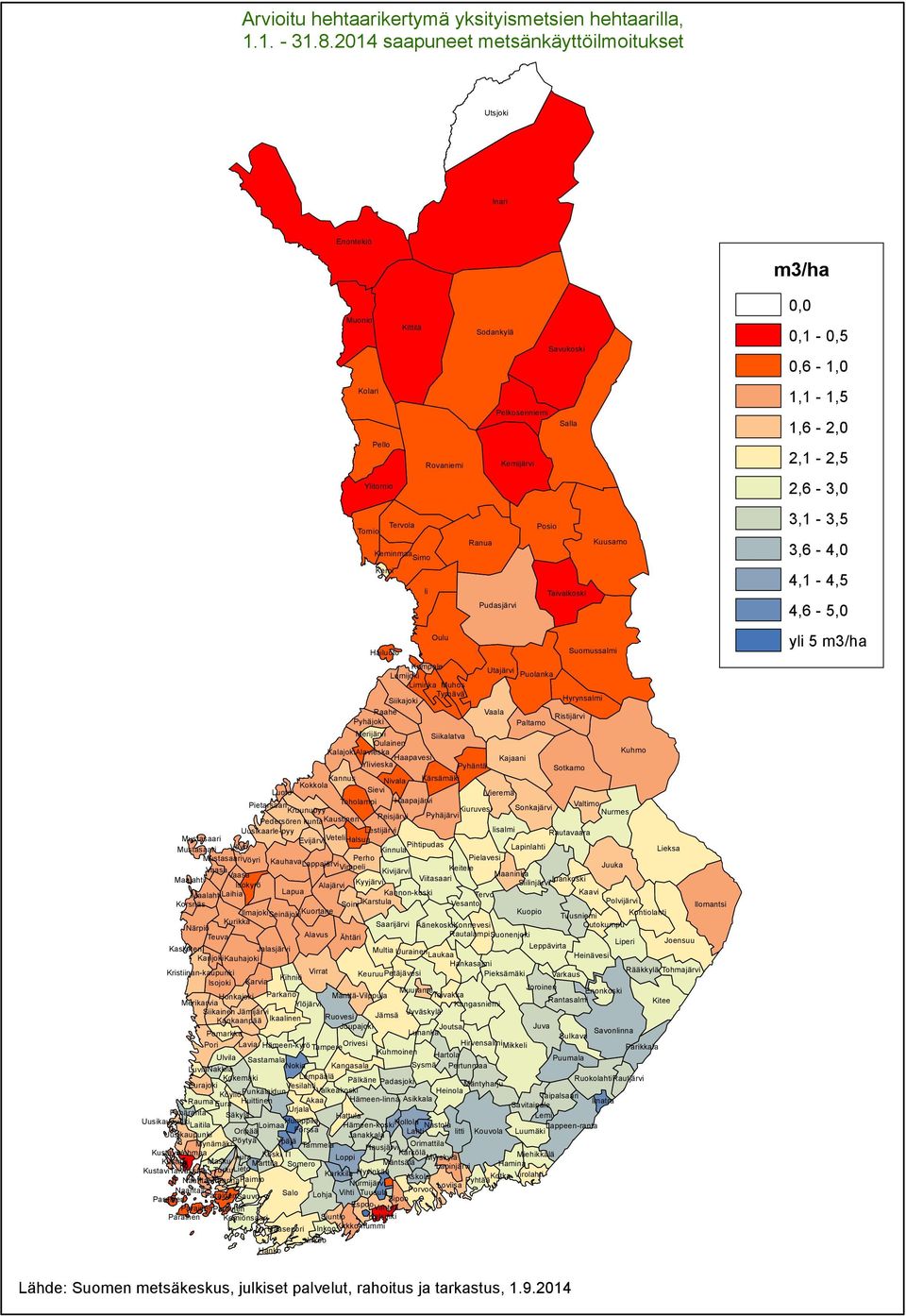 Kemijärvi Posio Kuusamo Kemi Ii Taivalkoski Pudasjärvi Oulu Hailuoto Suomussalmi Kempele Utajärvi Lumijoki Puolanka Liminka Muhos Tyrnävä Siikajoki Hyrynsalmi Raahe Vaala Ristijärvi Pyhäjoki Paltamo