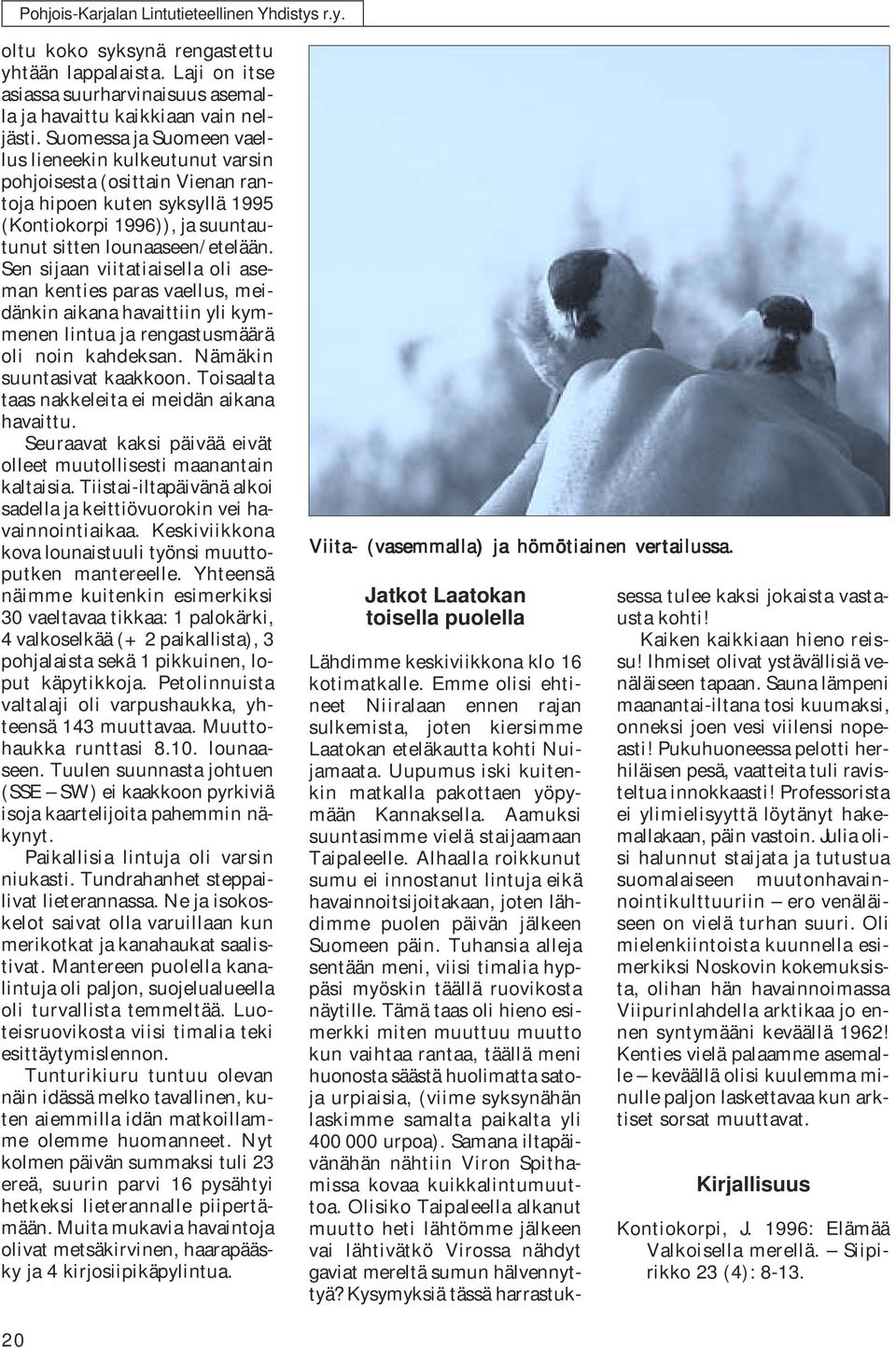 Sen sijaan viitatiaisella oli aseman kenties paras vaellus, meidänkin aikana havaittiin yli kymmenen lintua ja rengastusmäärä oli noin kahdeksan. Nämäkin suuntasivat kaakkoon.