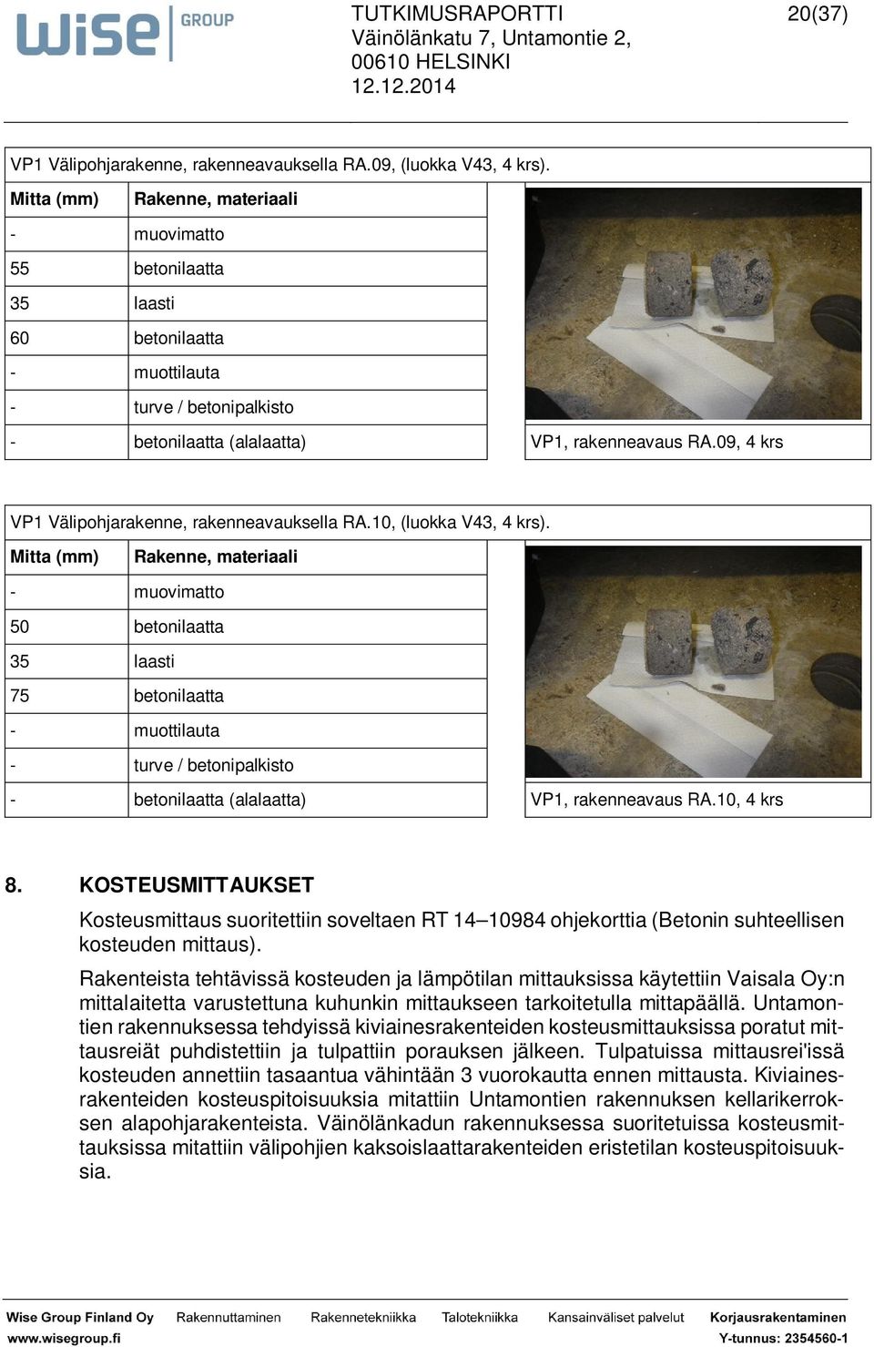 09, 4 krs VP1 Välipohjarakenne, rakenneavauksella RA.10, (luokka V43, 4 krs).