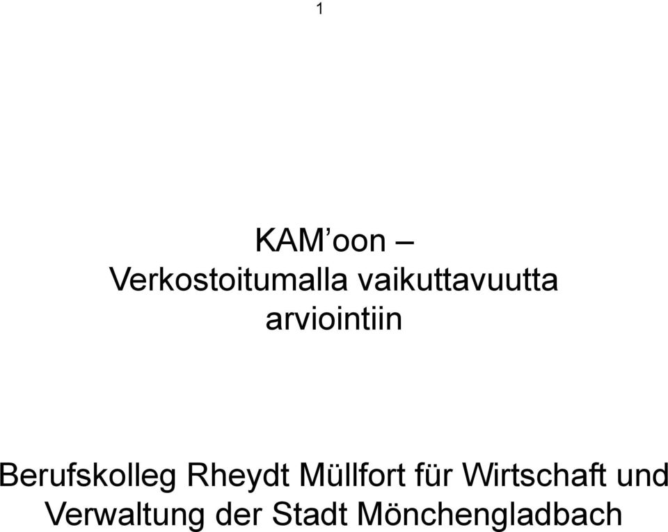 Berufskolleg Rheydt Müllfort für