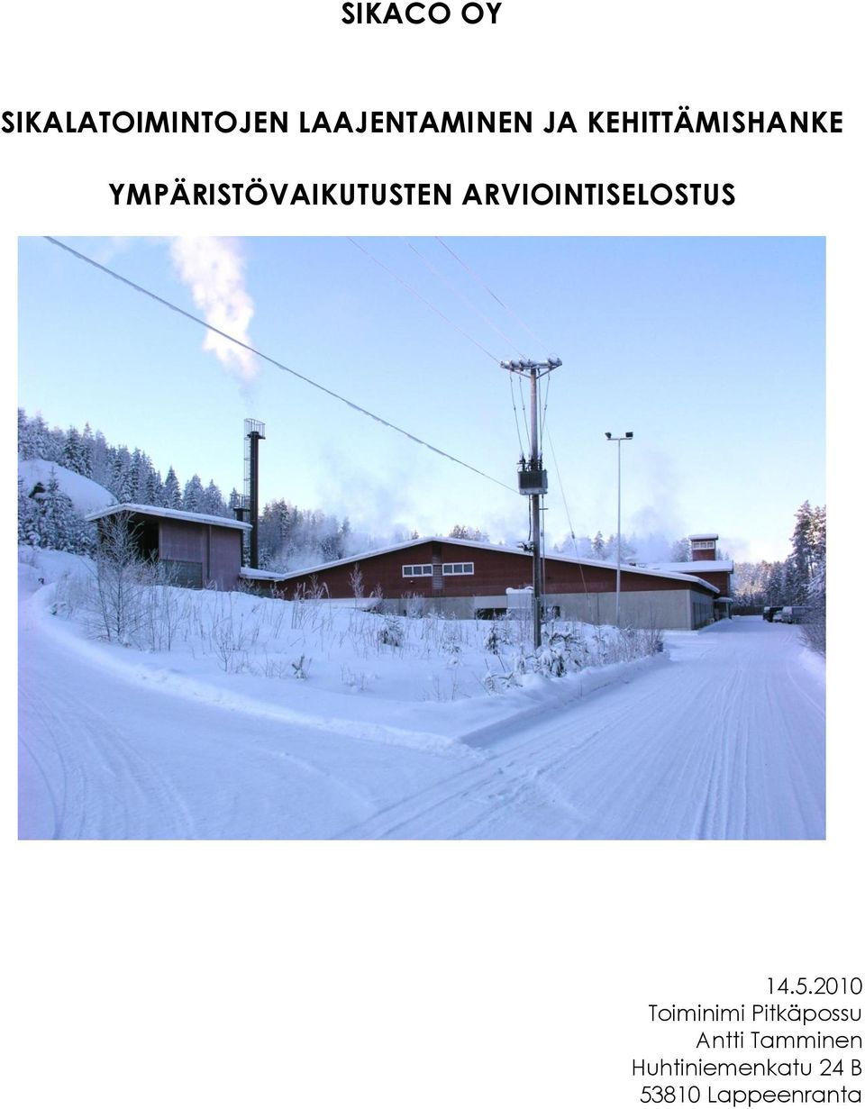 ARVIOINTISELOSTUS 14.5.