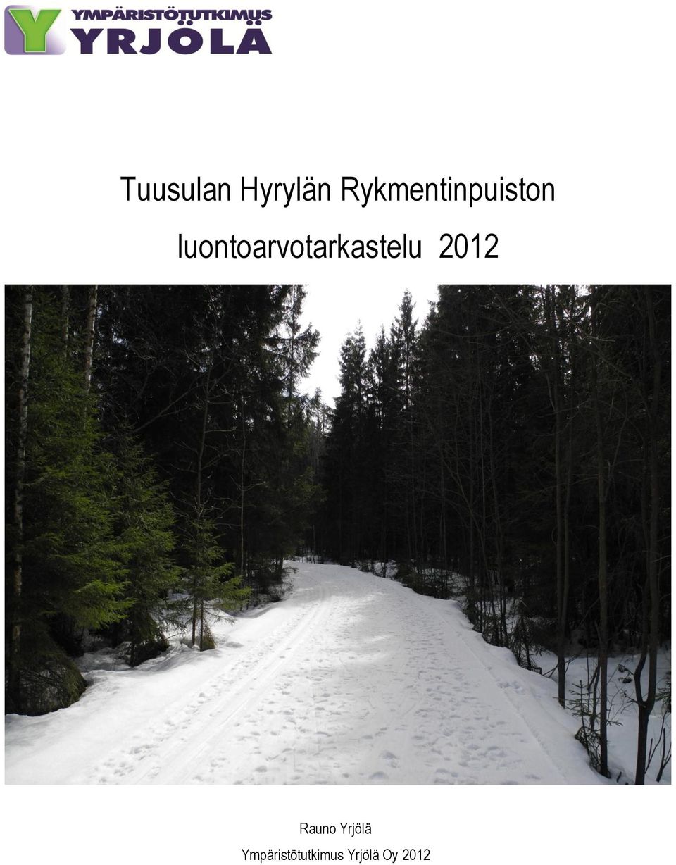 luontoarvotarkastelu 2012