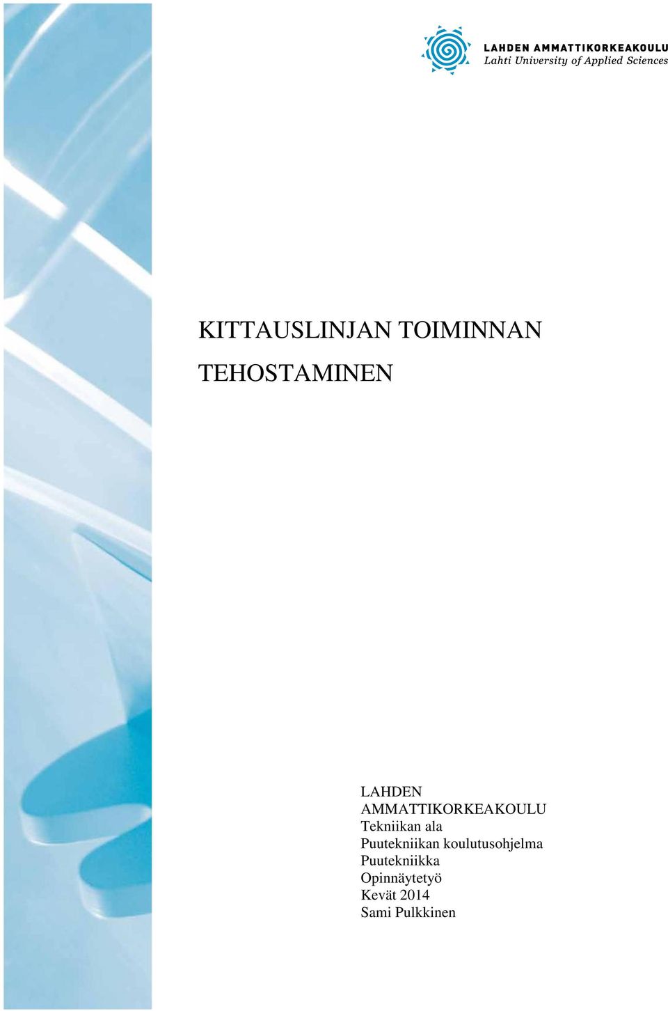 Puutekniikan koulutusohjelma