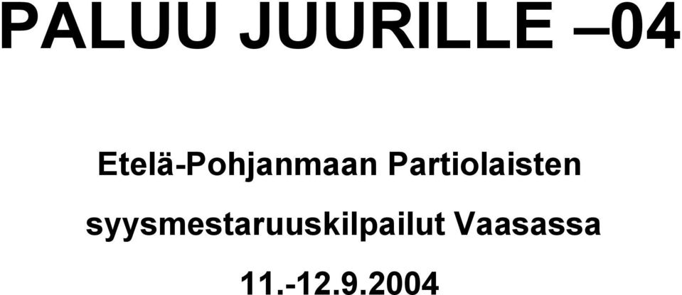Partiolaisten