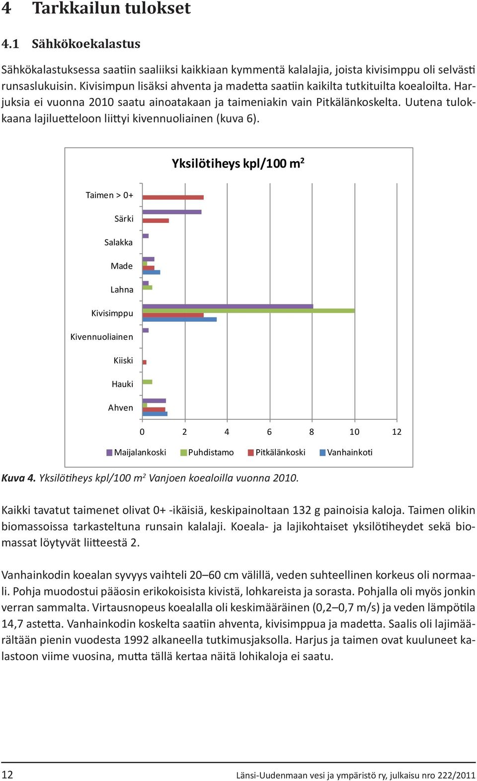 Uutena tulokkaana lajiluetteloon liittyi kivennuoliainen (kuva 6).