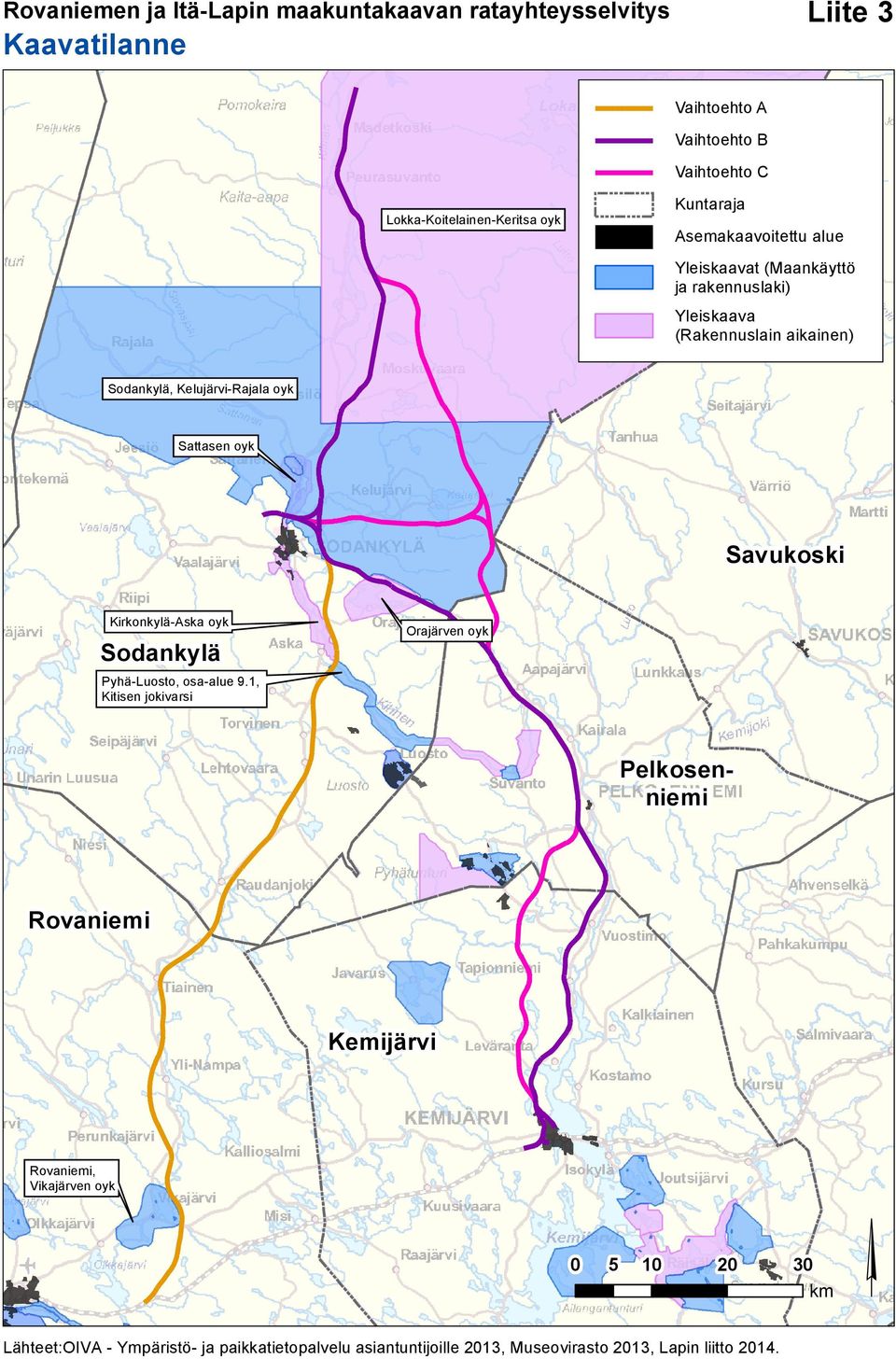 oyk Savukoski Kirkonkylä-Aska oyk Sodankylä Pyhä-Luosto, osa-alue 9.