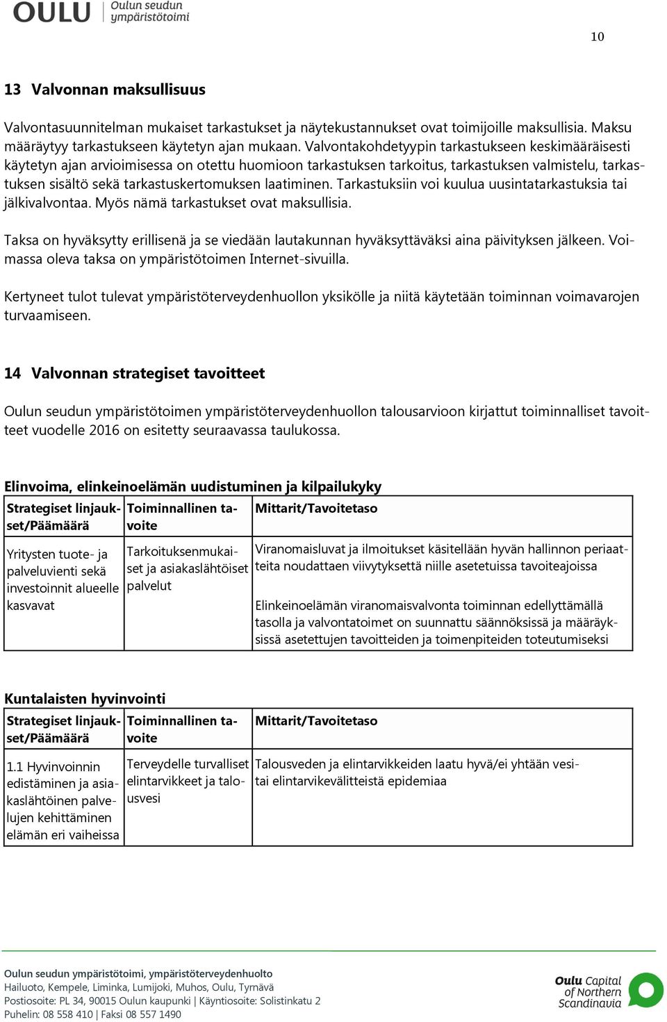 laatiminen. Tarkastuksiin voi kuulua uusintatarkastuksia tai jälkivalvontaa. Myös nämä tarkastukset ovat maksullisia.