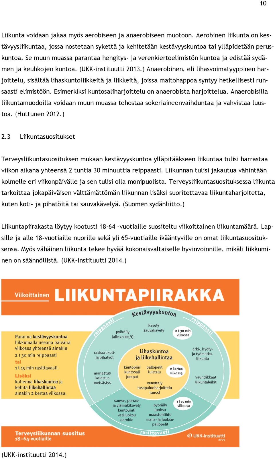 ) Anaerobinen, eli lihasvoimatyyppinen harjoittelu, sisältää lihaskuntoliikkeitä ja liikkeitä, joissa maitohappoa syntyy hetkellisesti runsaasti elimistöön.